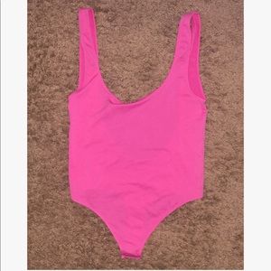 HOT PINK BODYSUIT!!